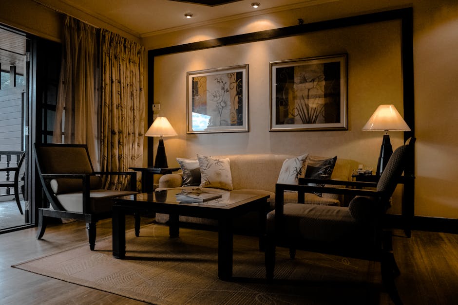 Cozy, well-insulated modern living room